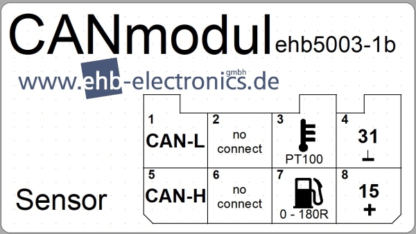CAN Modul ehb5003-1b Belegung
